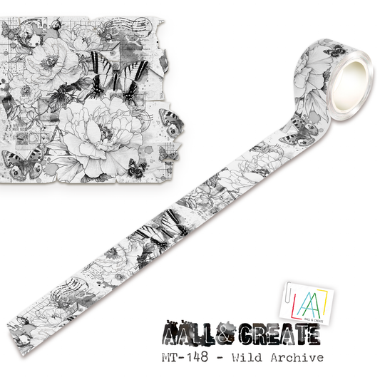 #MT-148 - Washi Tape - Wild Archive (Layer-It-Up!)