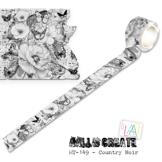 #MT-149 - Washi Tape - Country Noir (Layer-It-Up!)