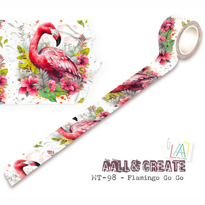 MT-98 - Washi Tape - Flamingo Go Go (Layer-It-Up!)