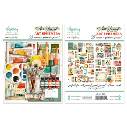 Mintay Art Journal Ephemera Pack Art (65pcs)
