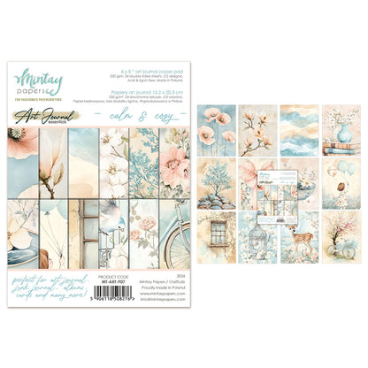 Mintay Art Journal Paper Pad 6x8 Inch Calm & Cozy