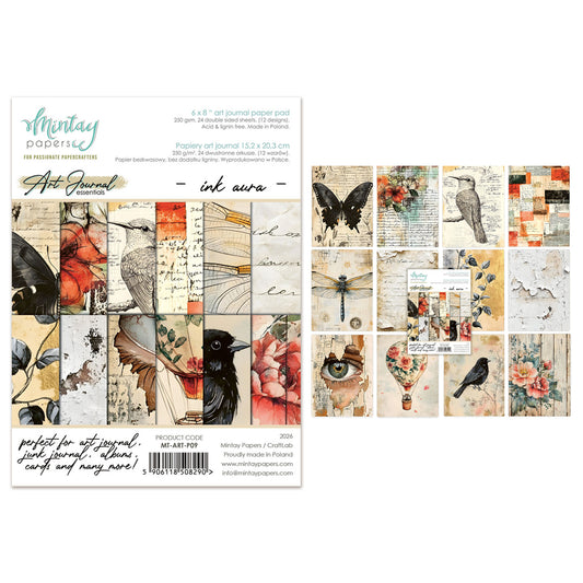 Mintay Art Journal Paper Pad 6x8 Inch Ink Aura