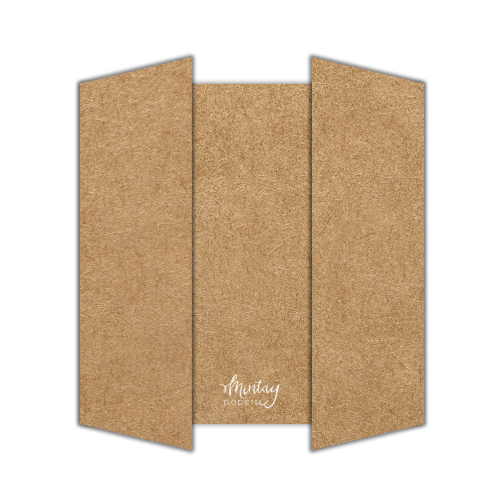 Mintay Basic Gate Fold Card Base Kraft (5pcs)