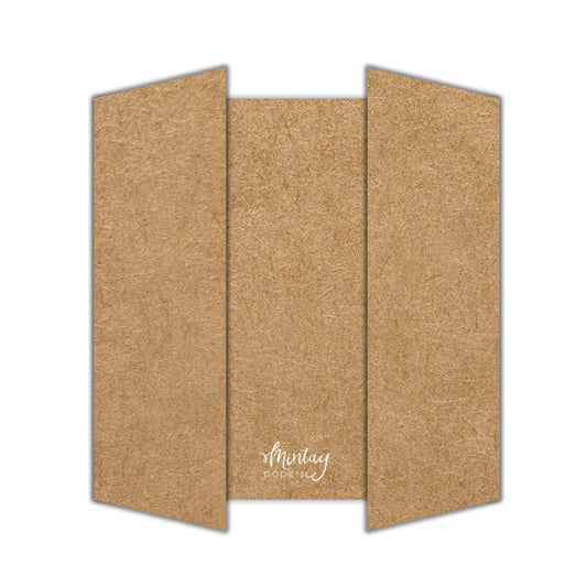 Mintay Basic Gate Fold Card Base Kraft (5pcs)