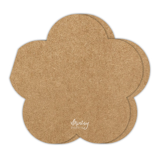 Mintay Basic Flower Card Base Kraft (5pcs)