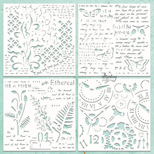 Mintay Chippies Decor 12x12 Inch Patterns 4