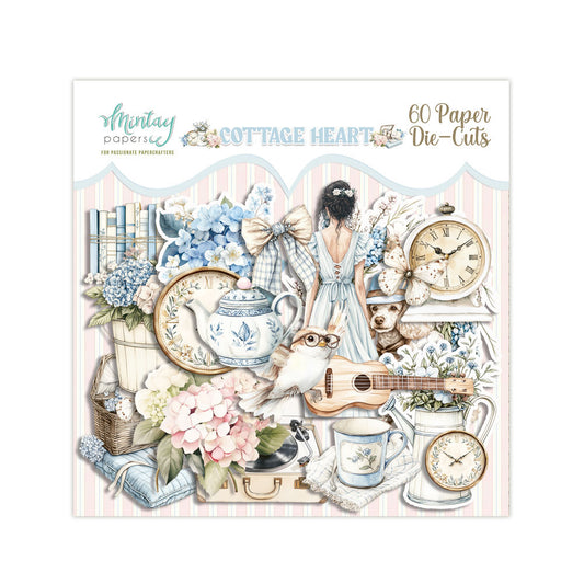 Mintay Cottage Heart Paper Die-Cuts (60pcs)