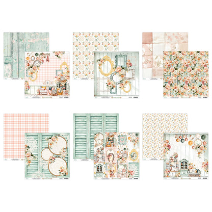 Mintay Family Stories 8x8 Inch Scrapbooking Paper Set