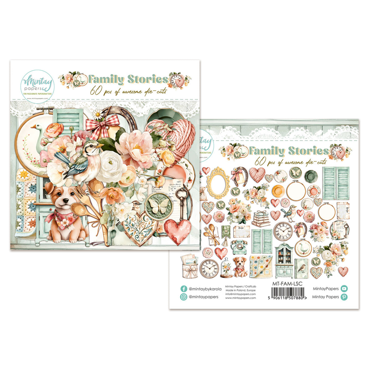 Mintay Family Stories Paper Die-Cuts (60pcs)