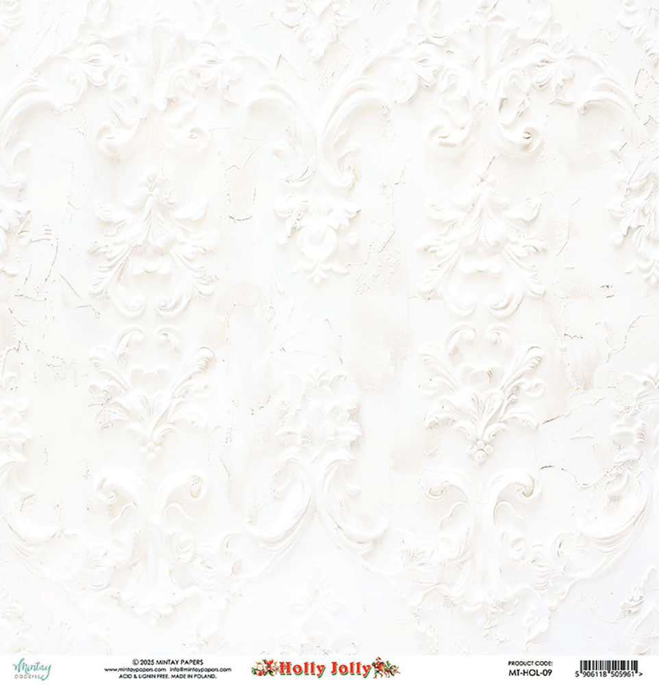 Mintay Holly Jolly 12x12 Inch Paper Elements