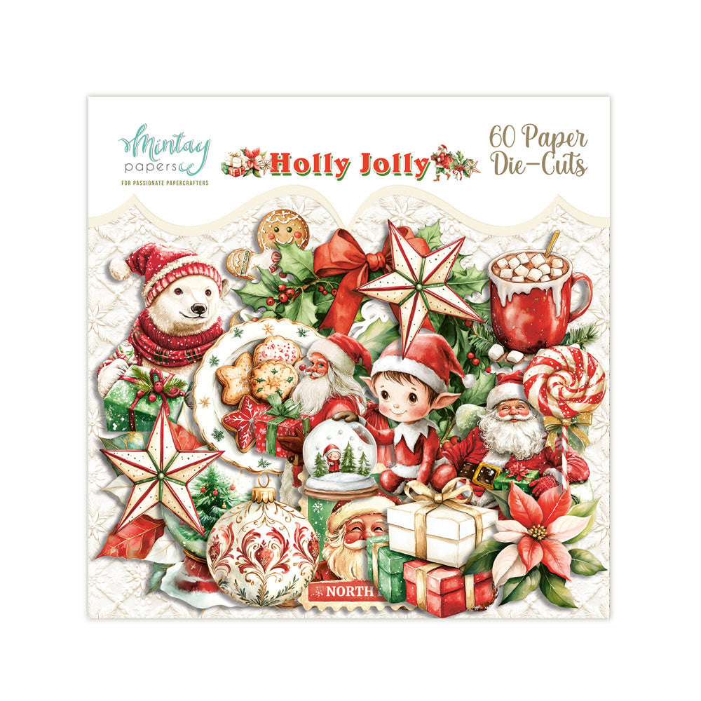 Mintay Holly Jolly Paper Die-Cuts (60 pcs)