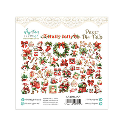 Mintay Holly Jolly Paper Die-Cuts (60 pcs)