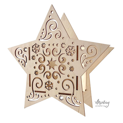 Mintay Woodies Decor Star Box