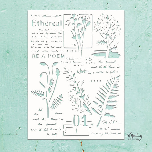 Mintay Kreativa Stencil 6x8 Inch Mixed 8
