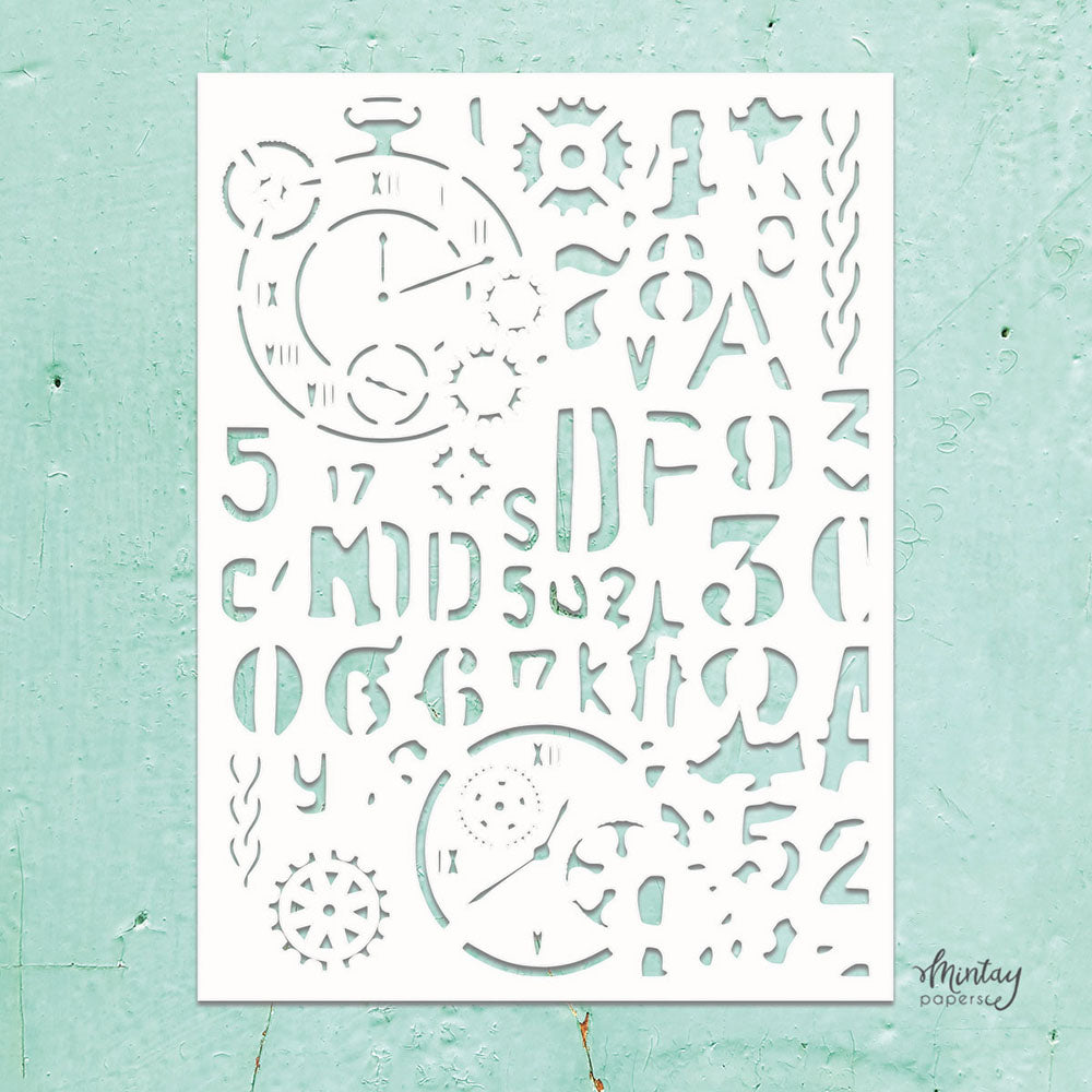 Mintay Kreativa Stencil 6x8 Inch Mixed 10