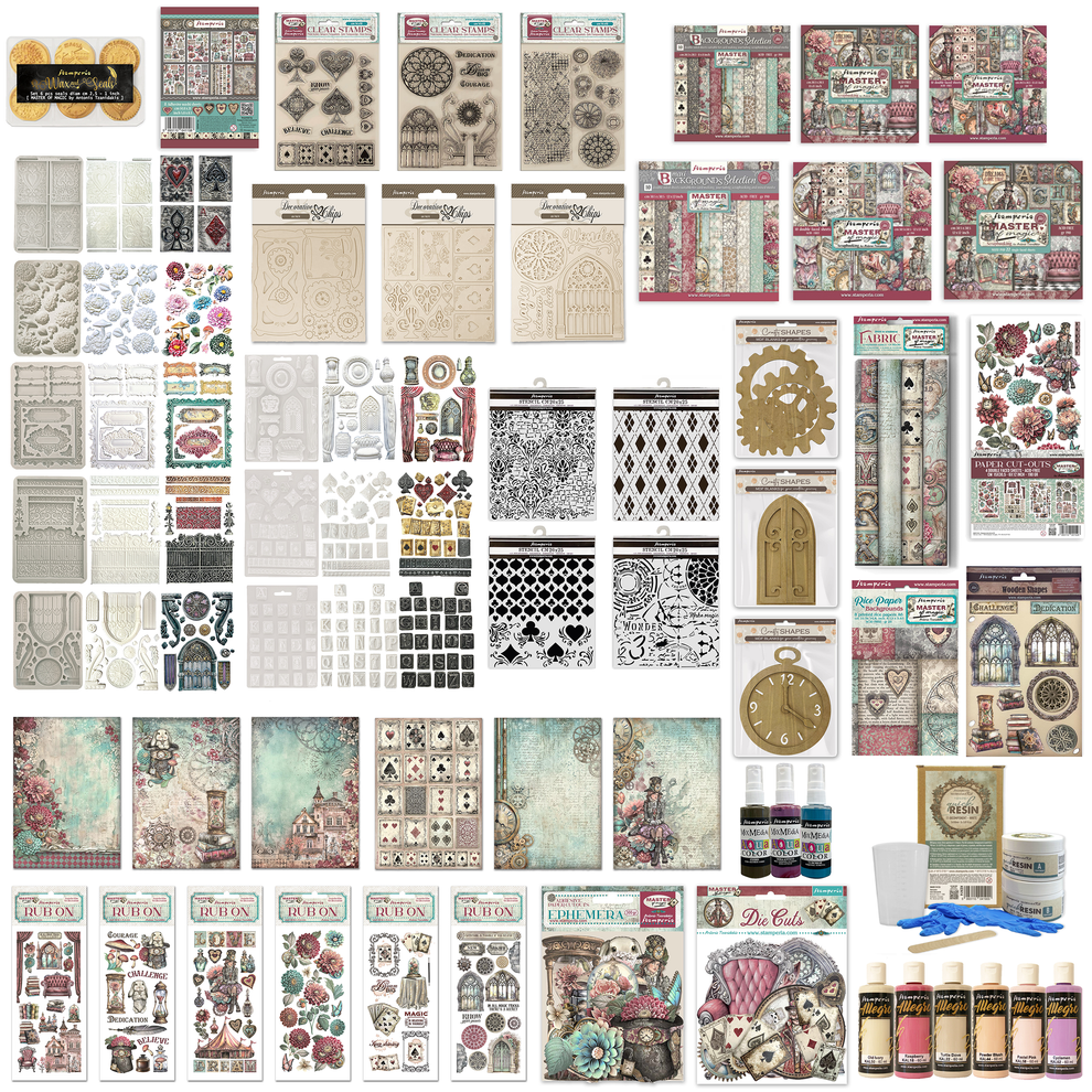 Stamperia Master of Magic Complete Collection with Resin – AALL & Create