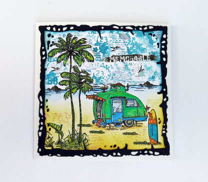 #1183 - A6 Stamp Set - Caravan Palmeraie