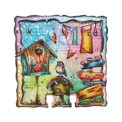 PC-282 - 6x6 (inch) Stencil - Number Garden