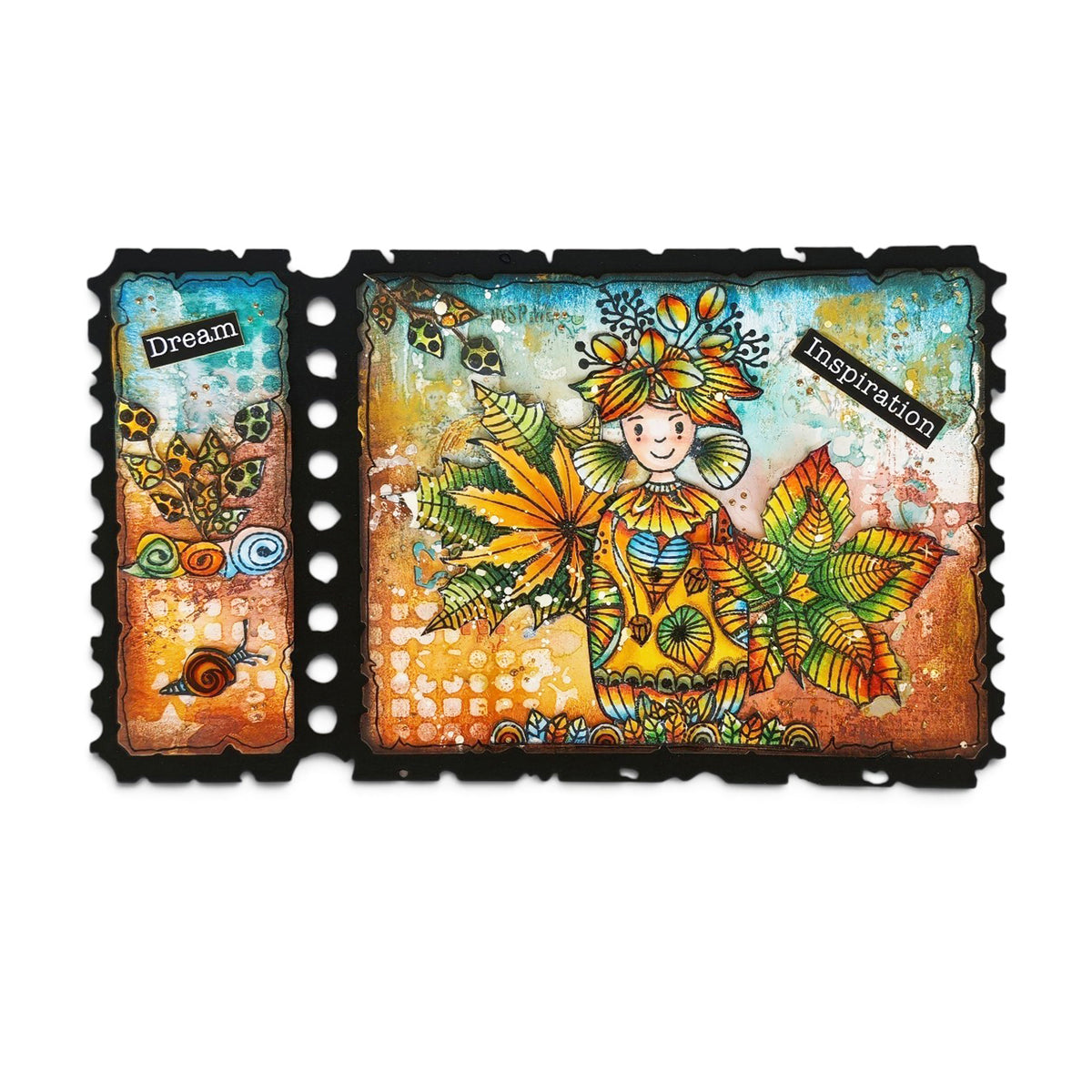 TP-1528 - A6 Stamp Set - Tombent Les Feuilles