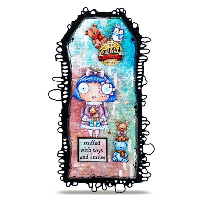 TP-1392 - A7 Stamp Set - North Pole Toy Company