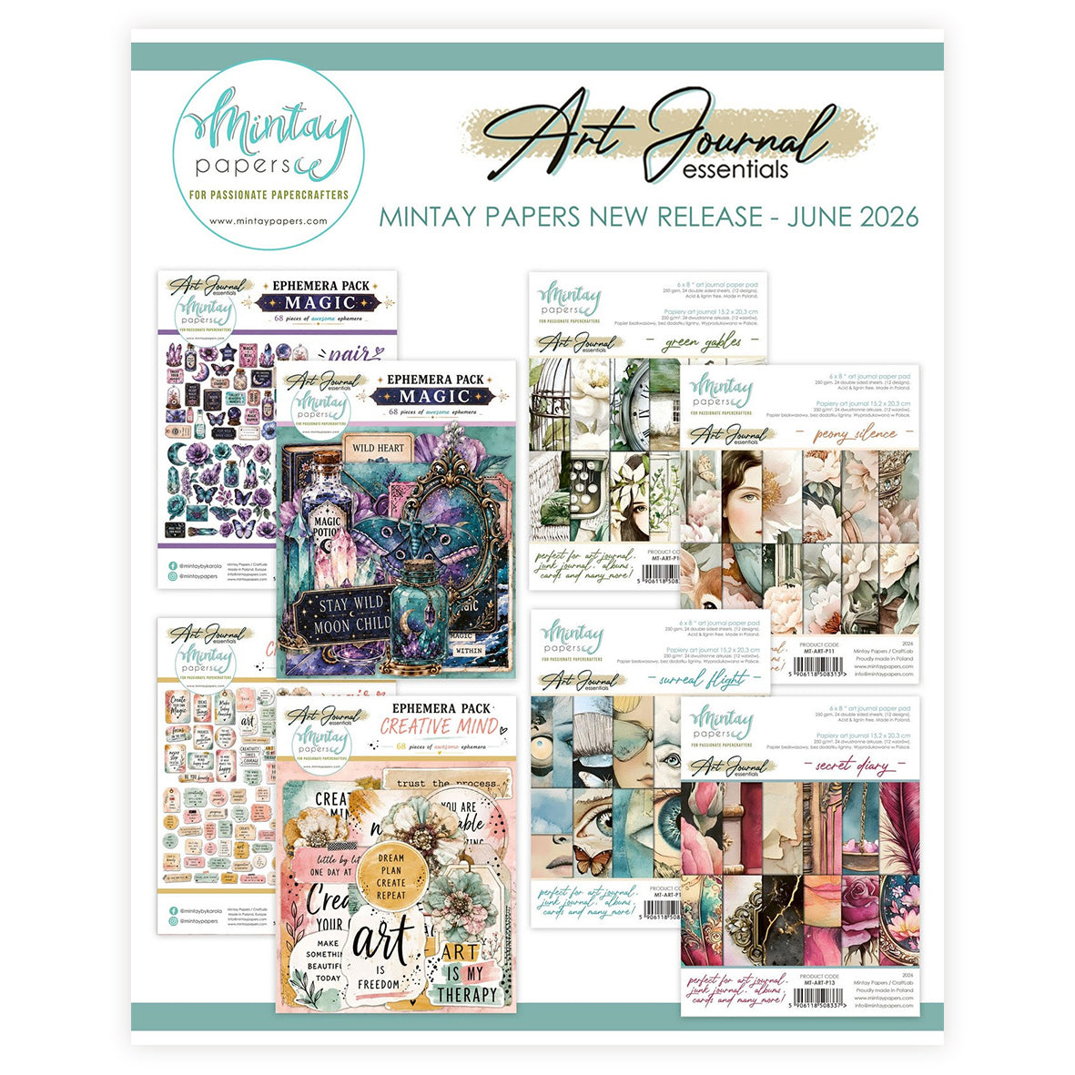 Mintay Art Journal Bundle