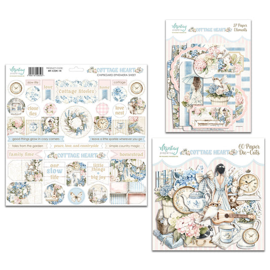 Mintay Cottage Heart Paper Elements Bundle