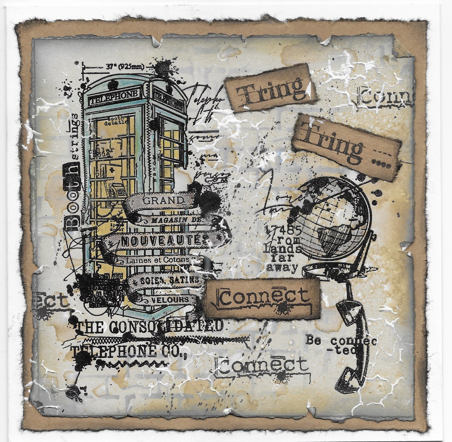 TP-237 - A5 Clear Stamp Set - Phonebooth Elements
