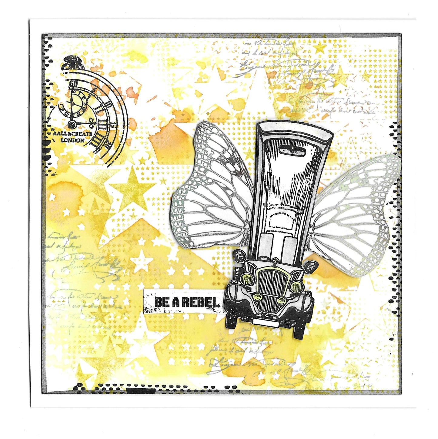 #1112 - A6 Stamp Set - Movin' On Up