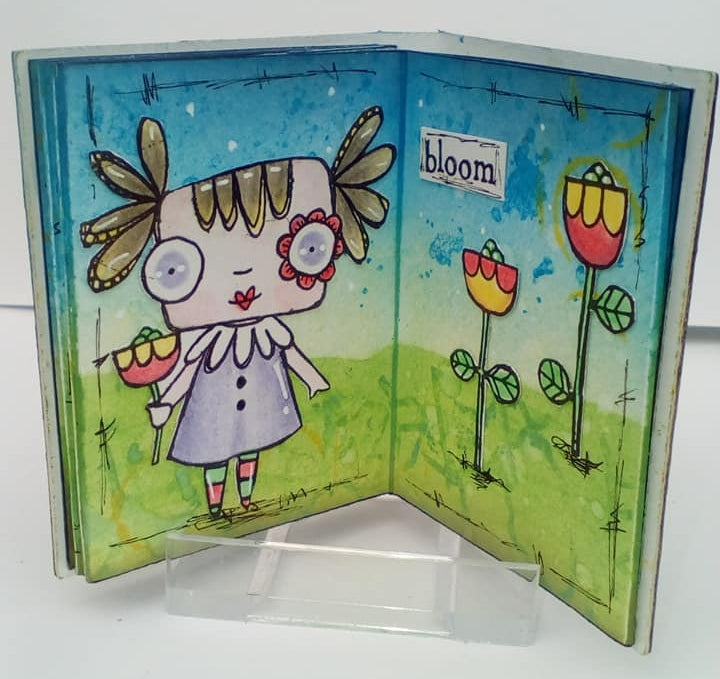 #356 - A7 Clear Stamp Set - Flower Market
