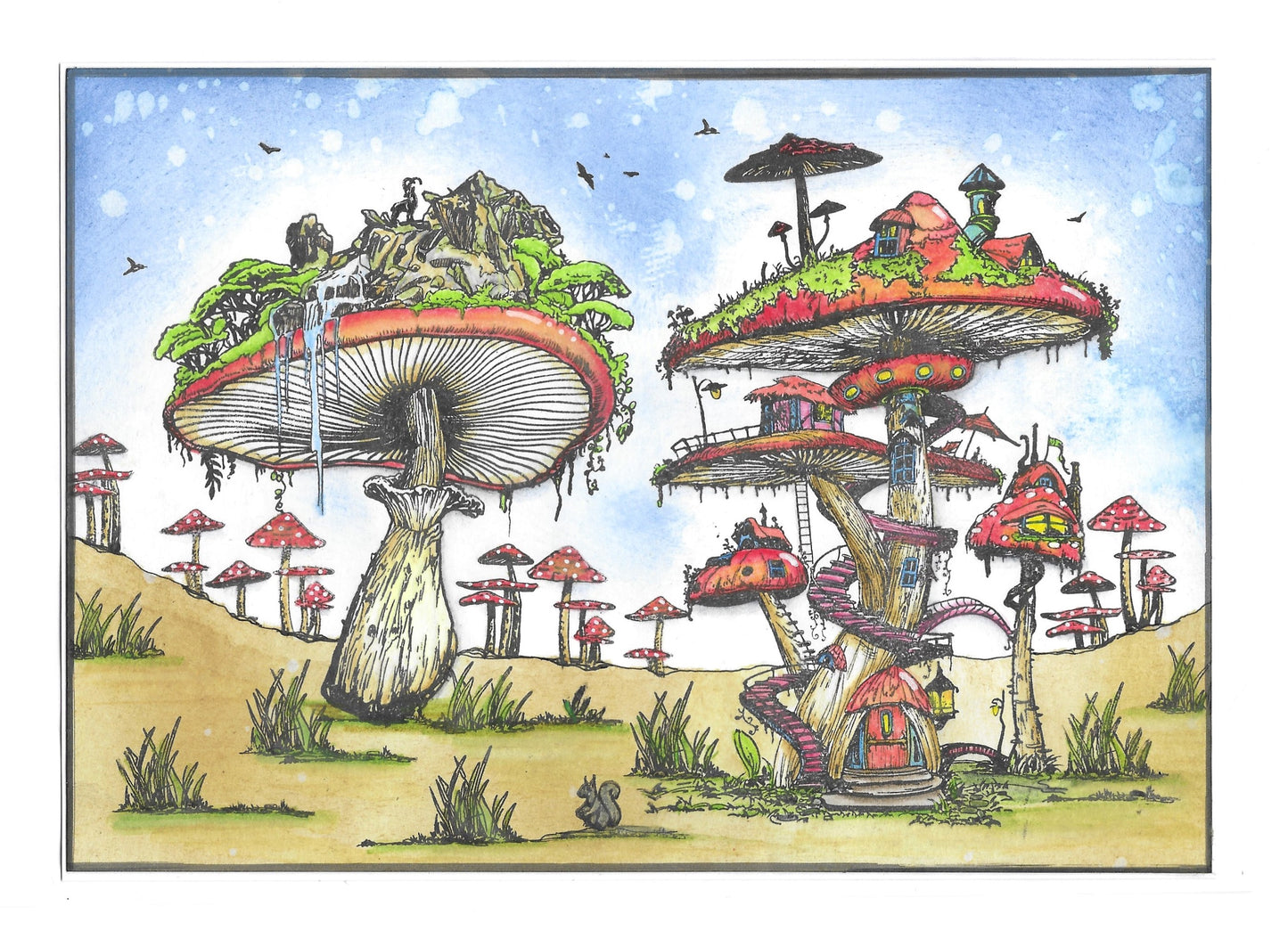 TP-1096 - A6 Stamp Set - Hymenium Havens