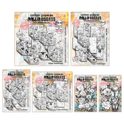 Inkblot Meadow Design Paper & Pollen Drift Ephemera Bundle