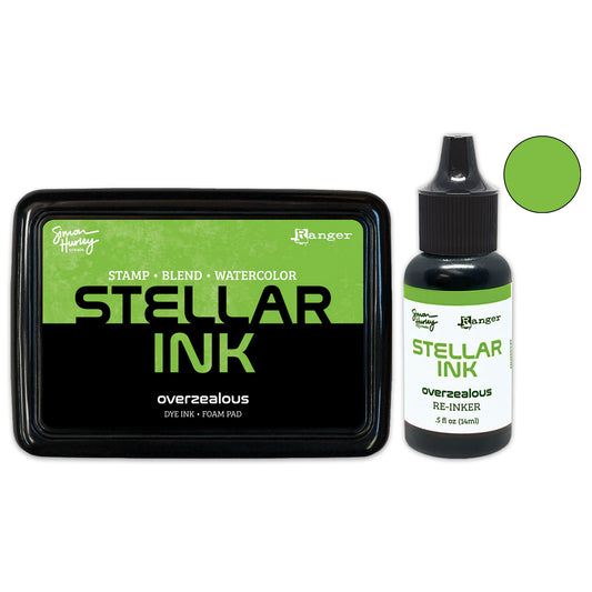 Ranger Simon Hurley create. Stellar Ink Pad & Re-Inker - Overzealous