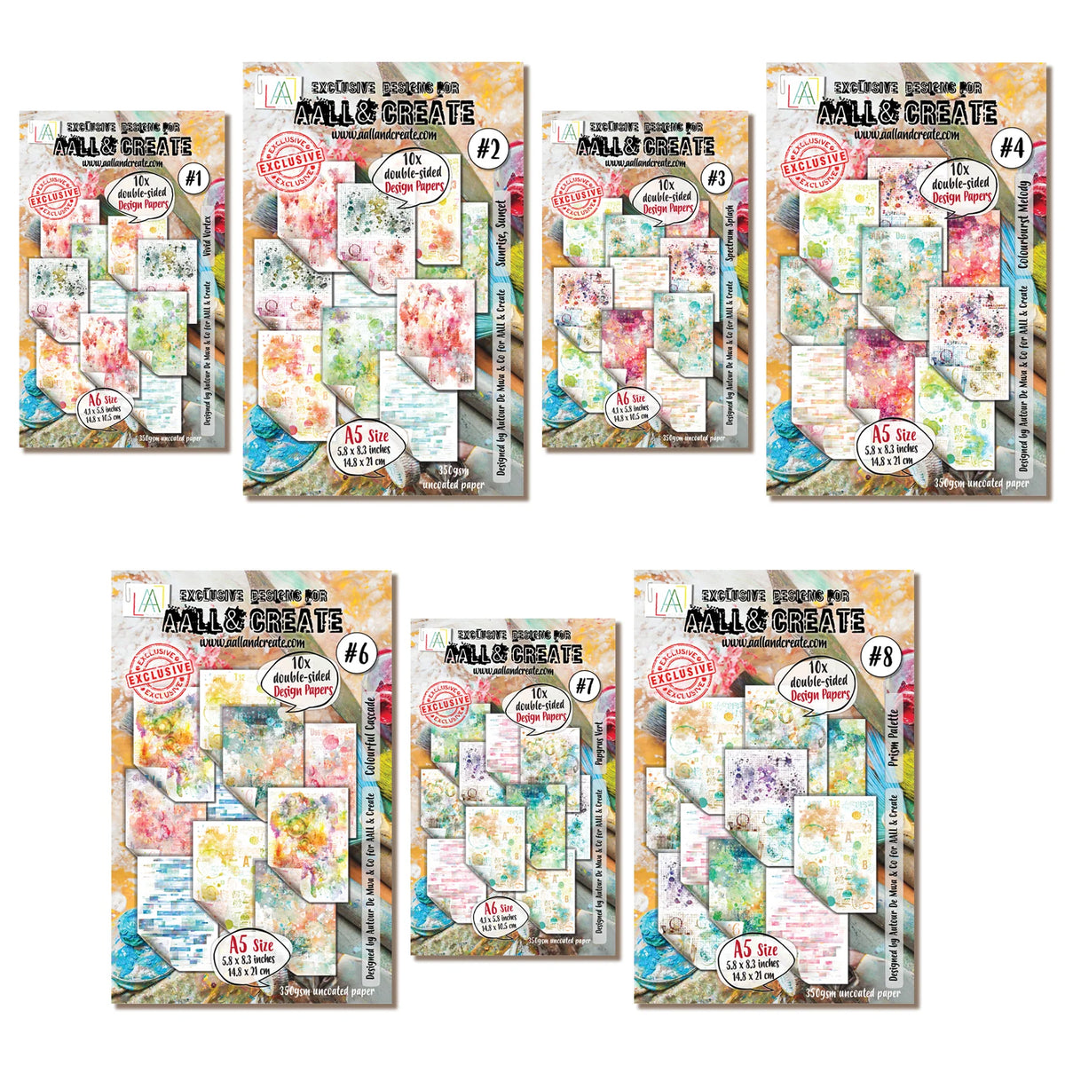 Colour Burst Paper Bundle