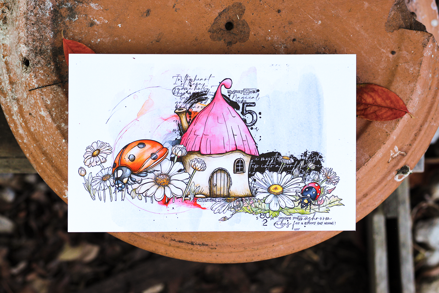 #1080 - A7 Stamp Set - Mystical Meadows