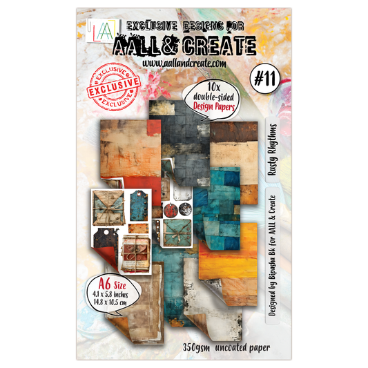 #11 - A6 Design Paper - Rusty Rhythms