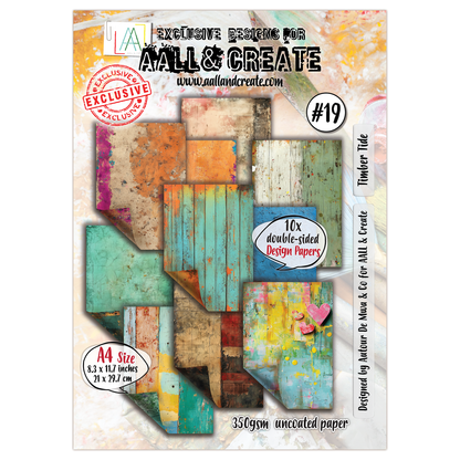 #19 - A4 Design Paper - Timber Tide