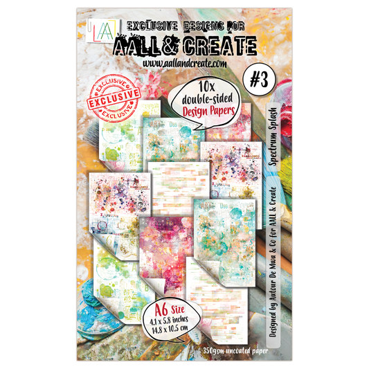 #03 - A6 Design Paper - Spectrum Splash