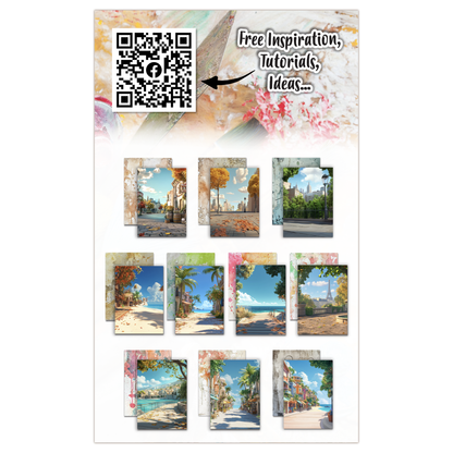 #PA-38 - A6 Design Paper - Sun-Kissed Streets