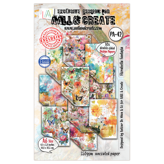 PA-42 - A6 Design Paper - Florabella Fantasia