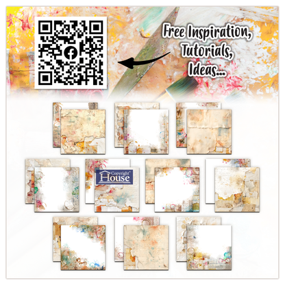 PA-54 - 12 x 12 (inch) Design Paper - Archive Tales