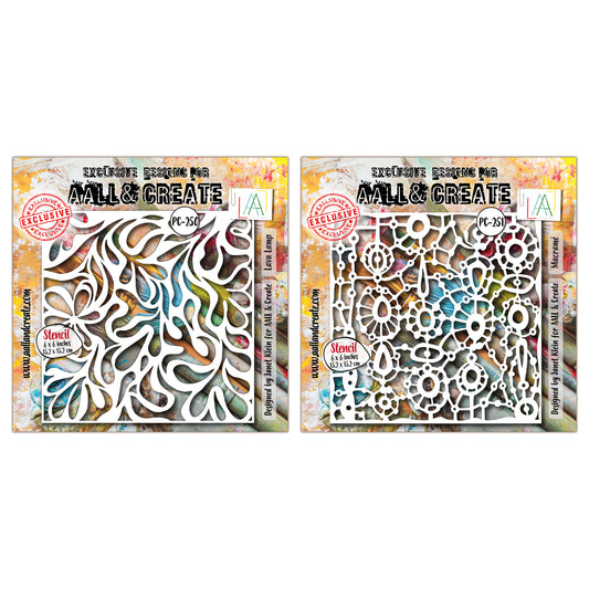 Retro Revival Stencil Bundle