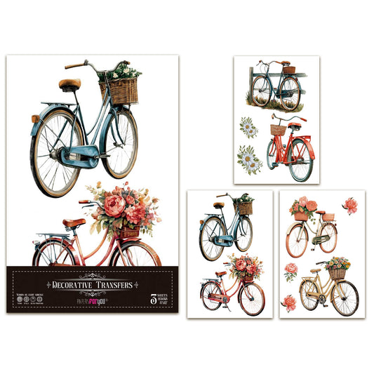 Papers For You Bikes 8x12 Inch Decor Transfers (3pcs)