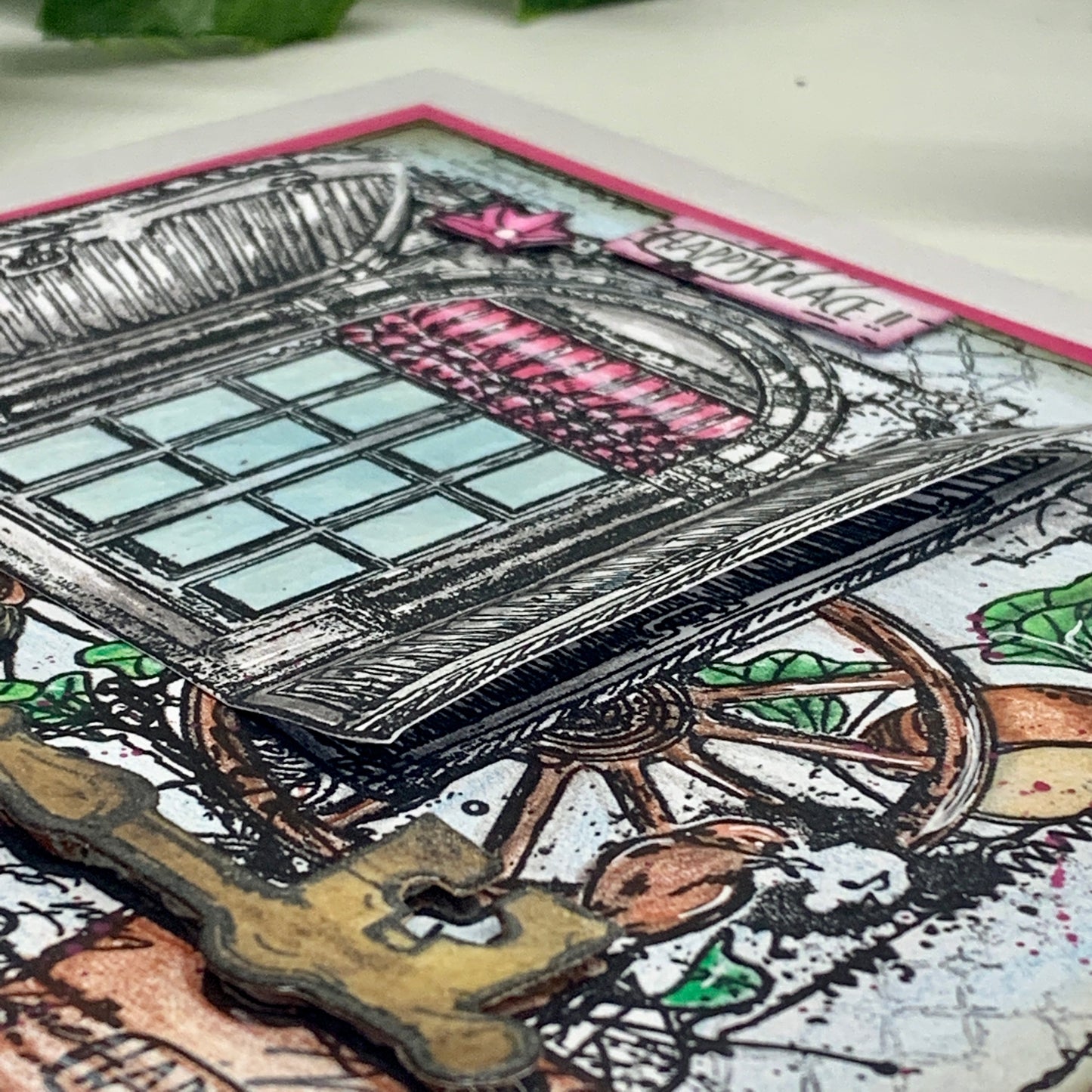 TP-268 - A5 Clear Stamp Set - Shuttered Window