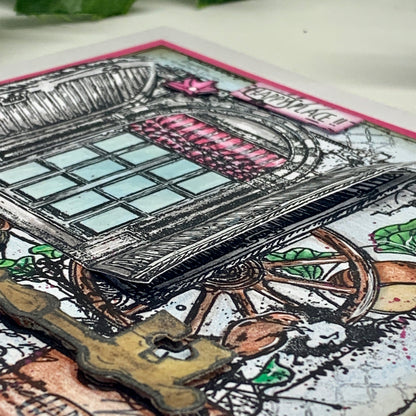 TP-268 - A5 Clear Stamp Set - Shuttered Window