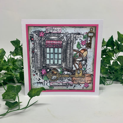 TP-268 - A5 Clear Stamp Set - Shuttered Window