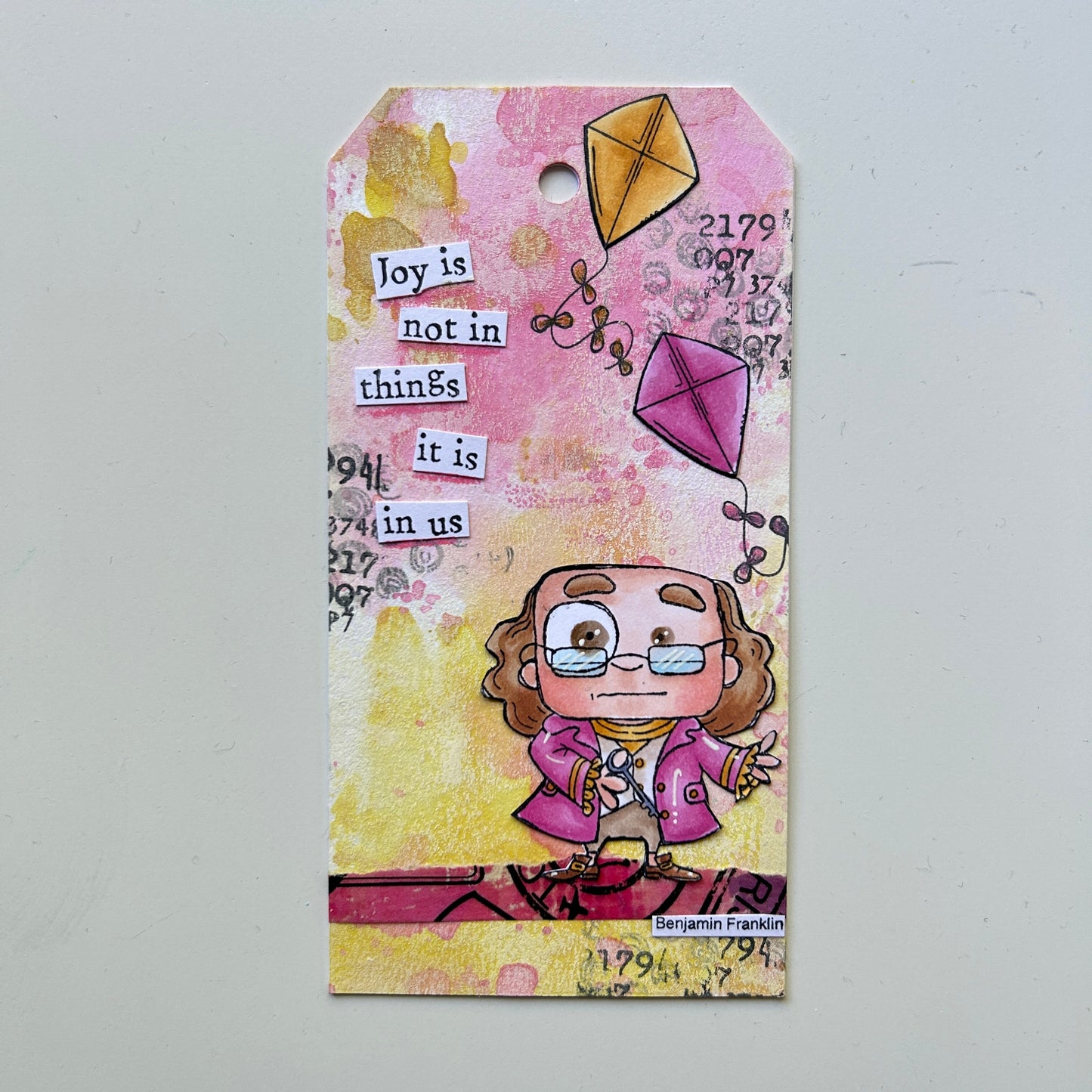 #969 - A7 Stamp Set - Benjamin Franklin