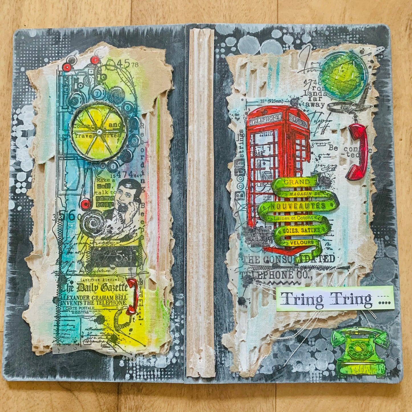 TP-237 - A5 Clear Stamp Set - Phonebooth Elements