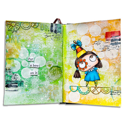 #284 - A6 Clear Stamp Set - Hat Drama