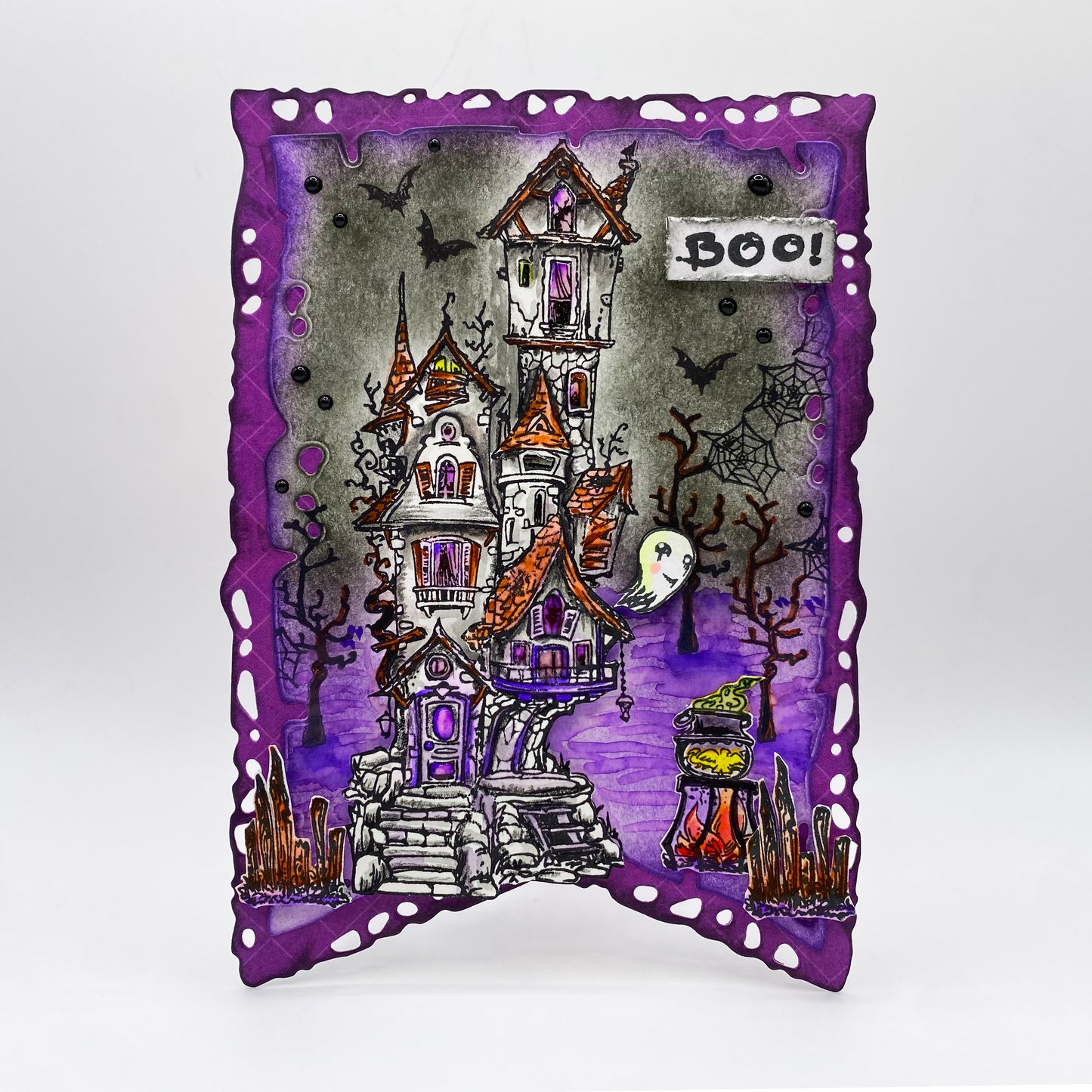 #1237 - A6 Stamp Set - Frightful Manor