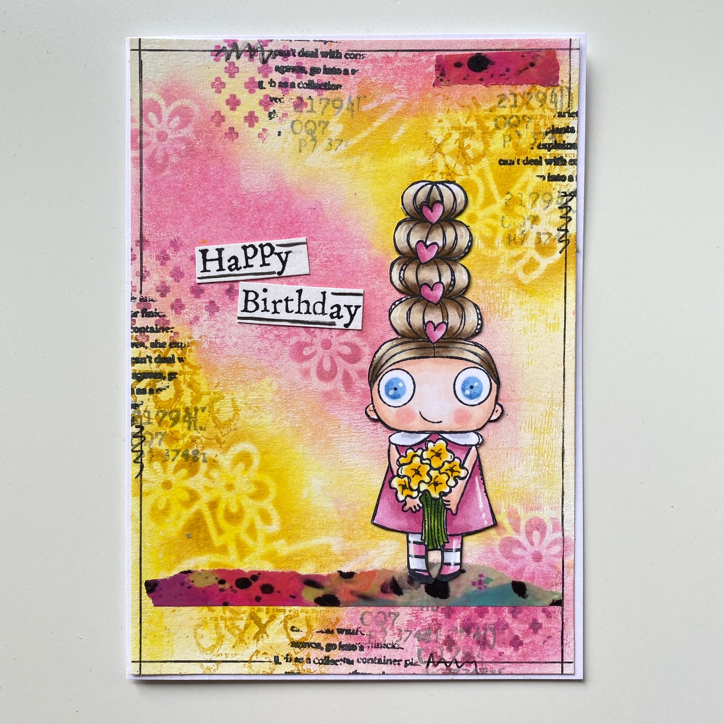 TP-677 - A7 Clear Stamp Set - Flower Eye